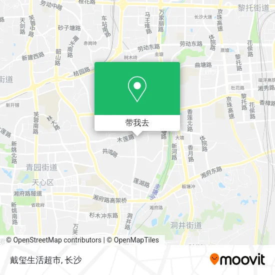 戴玺生活超市地图