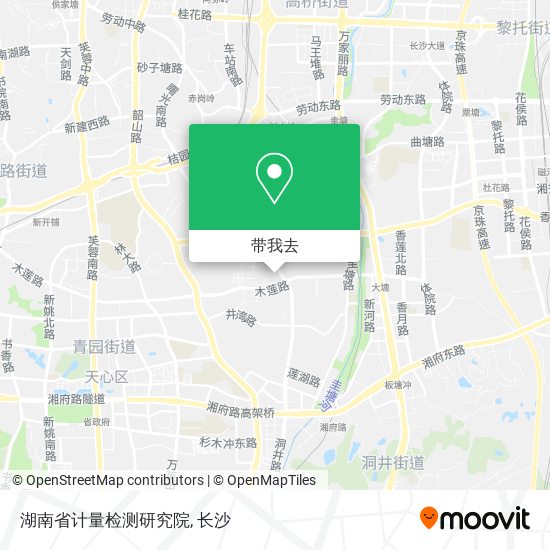 湖南省计量检测研究院地图