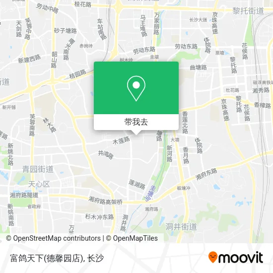 富鸽天下(德馨园店)地图