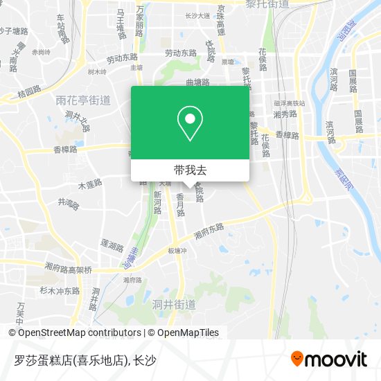 罗莎蛋糕店(喜乐地店)地图
