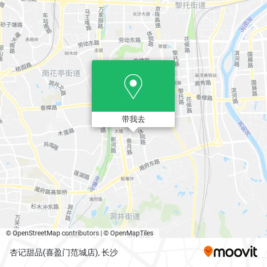 杏记甜品(喜盈门范城店)地图
