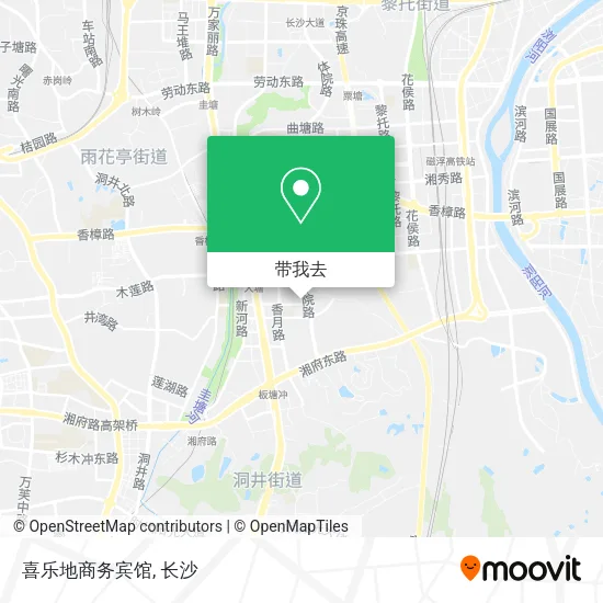 喜乐地商务宾馆地图