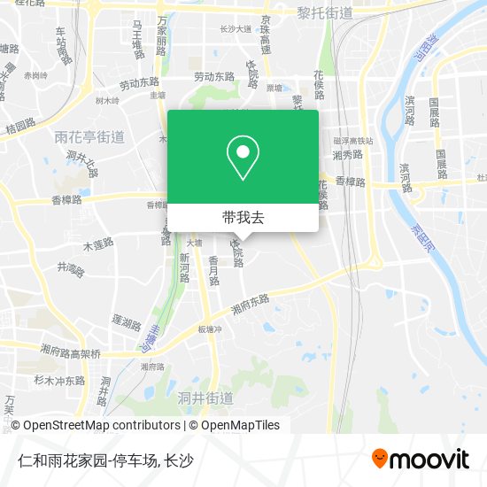 仁和雨花家园-停车场地图