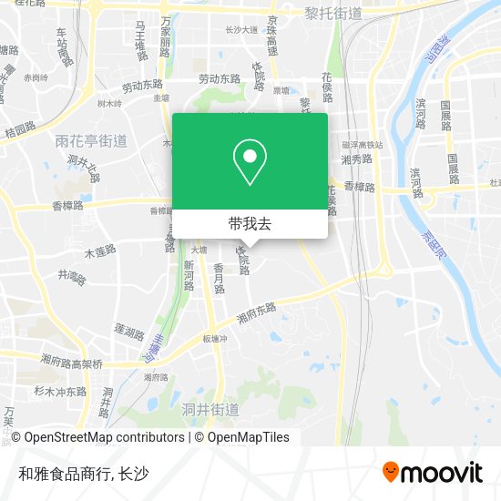 和雅食品商行地图