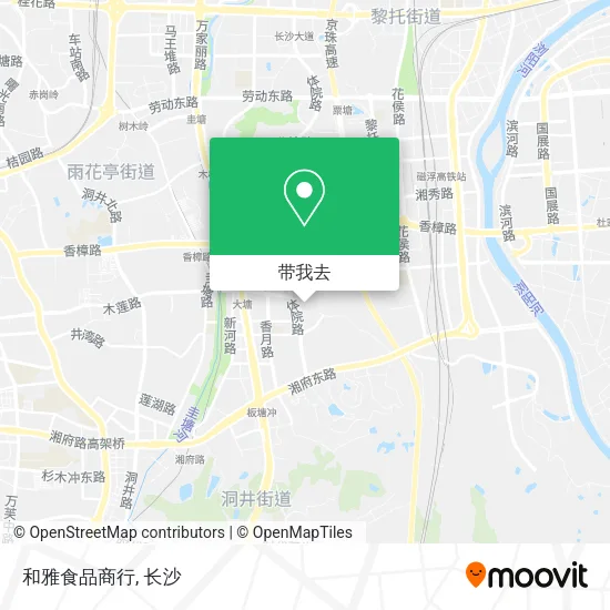和雅食品商行地图