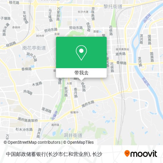中国邮政储蓄银行(长沙市仁和营业所)地图