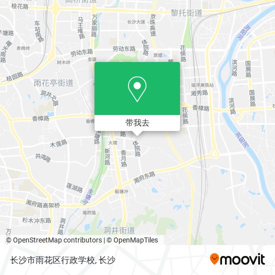 长沙市雨花区行政学校地图