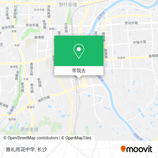 雅礼雨花中学地图