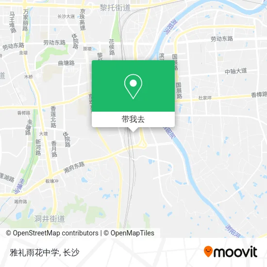 雅礼雨花中学地图