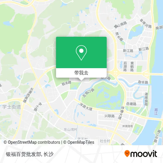 银福百货批发部地图