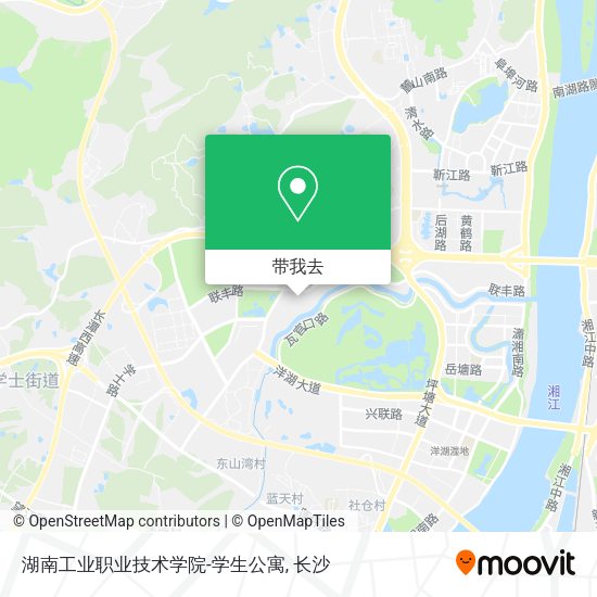 湖南工业职业技术学院-学生公寓地图