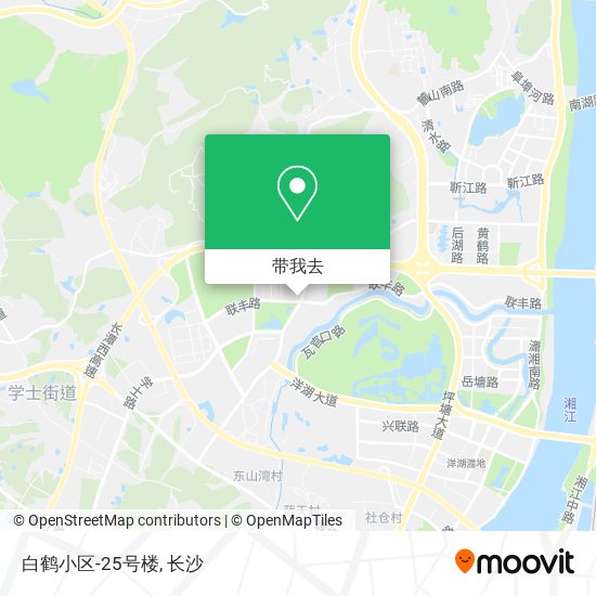 白鹤小区-25号楼地图