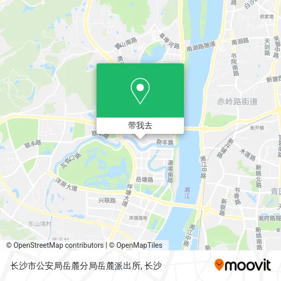 长沙市公安局岳麓分局岳麓派出所地图