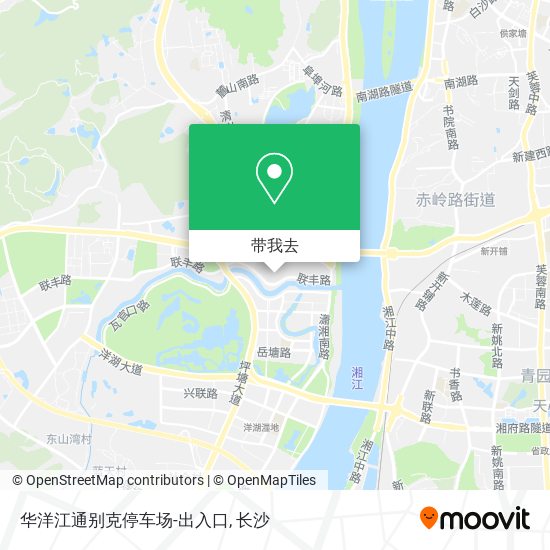 华洋江通别克停车场-出入口地图