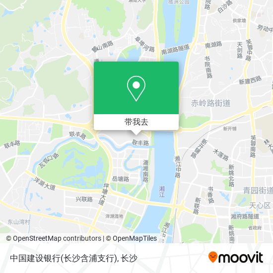 中国建设银行(长沙含浦支行)地图