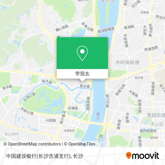 中国建设银行(长沙含浦支行)地图