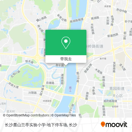 长沙麓山兰亭实验小学-地下停车场地图