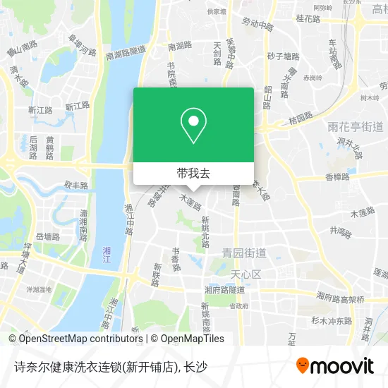 诗奈尔健康洗衣连锁(新开铺店)地图