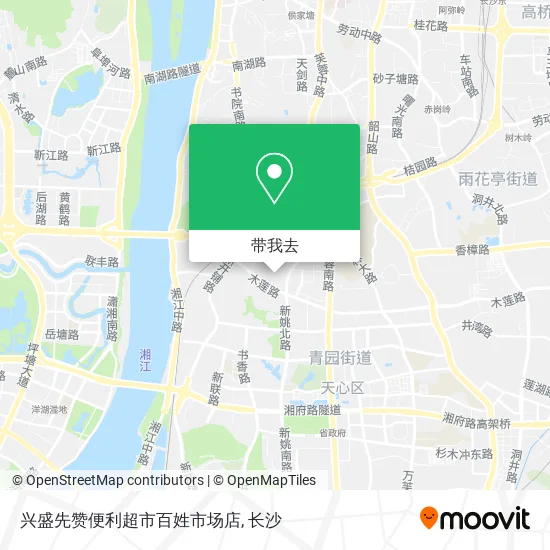 兴盛先赞便利超市百姓市场店地图