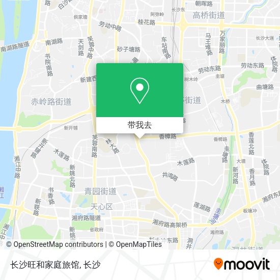 长沙旺和家庭旅馆地图