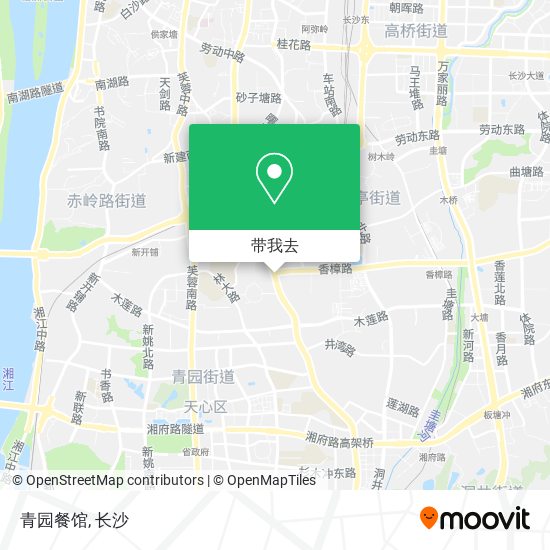 青园餐馆地图