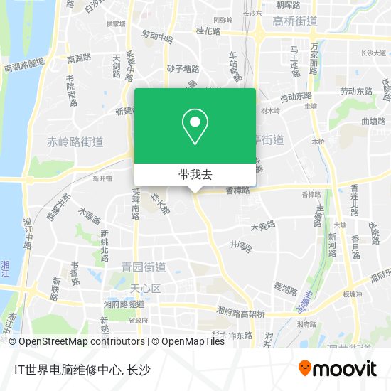 IT世界电脑维修中心地图