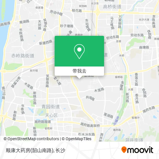 顺康大药房(韶山南路)地图