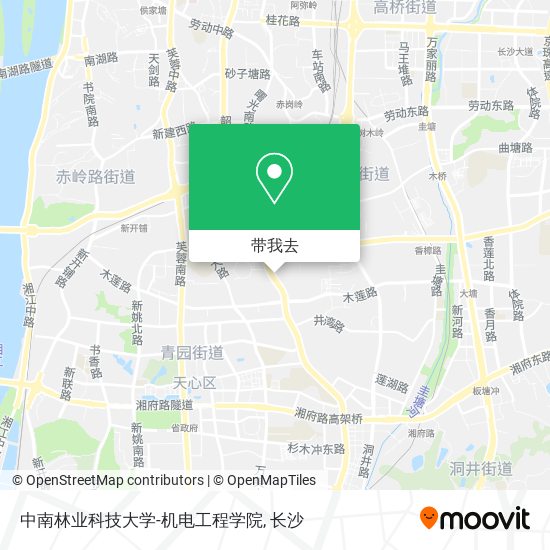 中南林业科技大学-机电工程学院地图