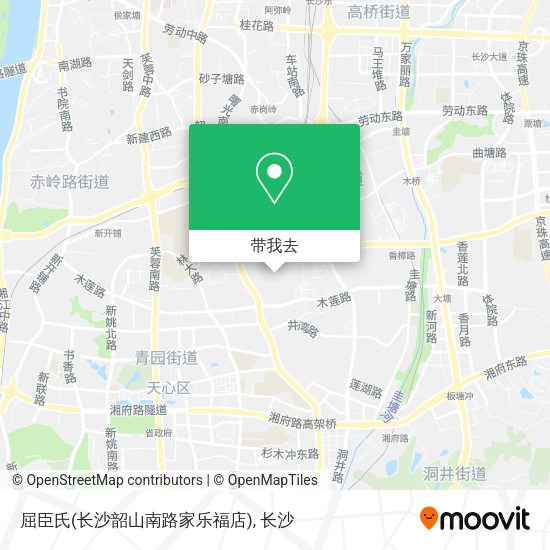 屈臣氏(长沙韶山南路家乐福店)地图
