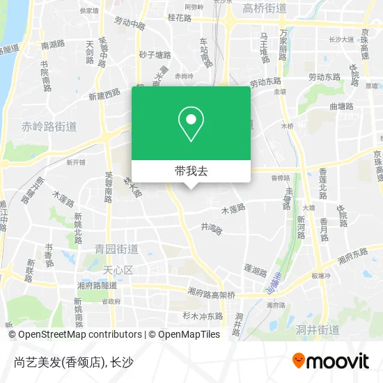 尚艺美发(香颂店)地图