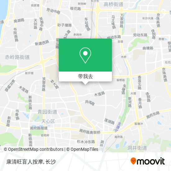 康清旺盲人按摩地图