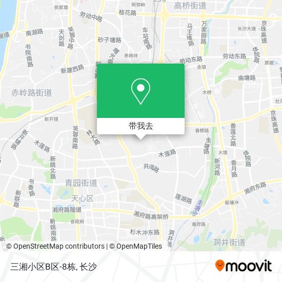 三湘小区B区-8栋地图
