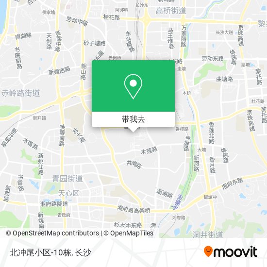 北冲尾小区-10栋地图