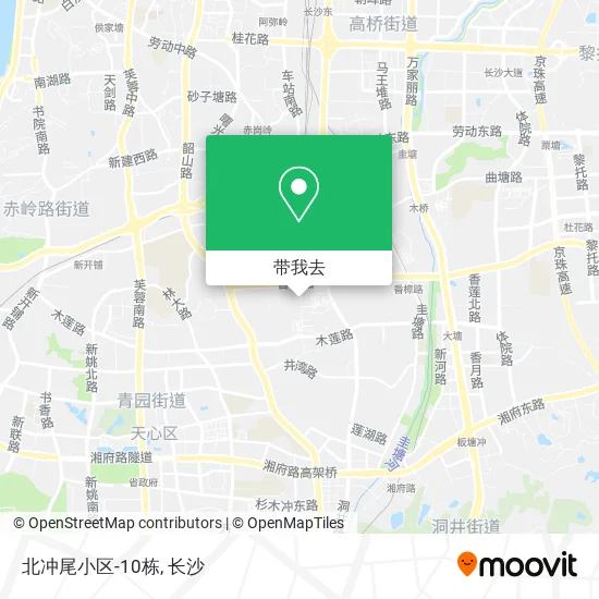 北冲尾小区-10栋地图