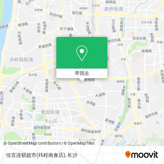 佳宜连锁超市(袆程南食店)地图