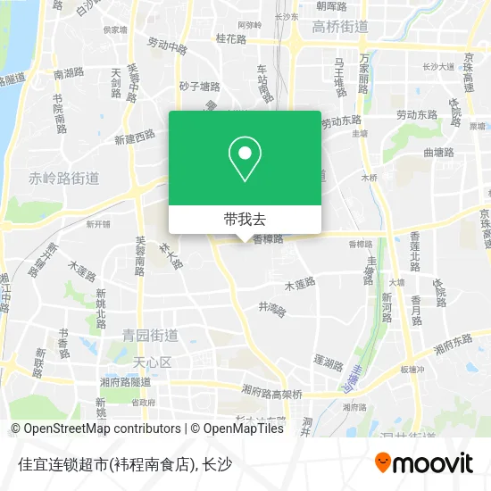 佳宜连锁超市(袆程南食店)地图