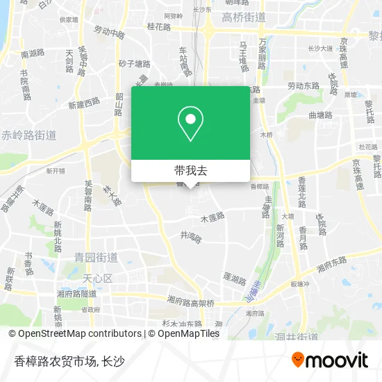香樟路农贸市场地图