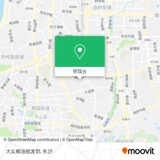 大众粮油批发部地图