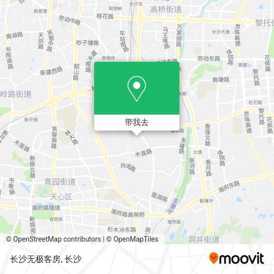 长沙无极客房地图
