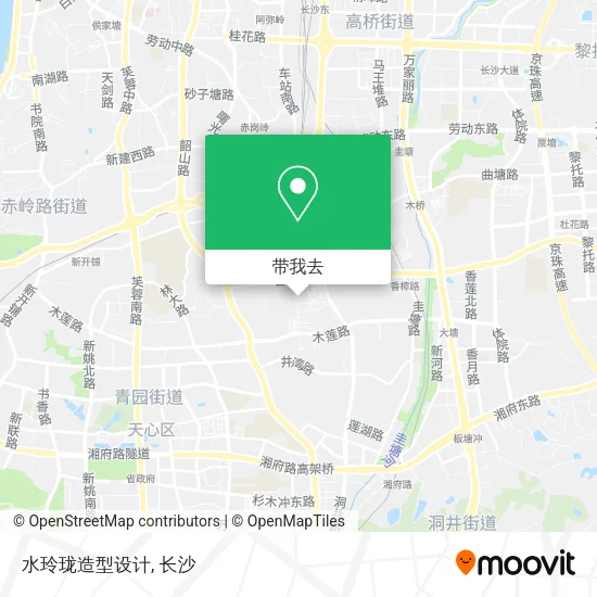 水玲珑造型设计地图