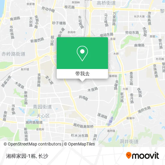 湘樟家园-1栋地图