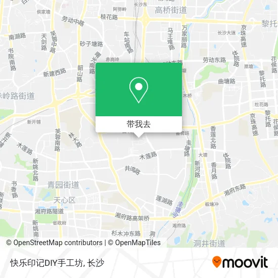 快乐印记DIY手工坊地图