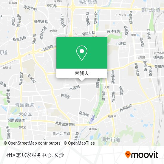 社区惠居家服务中心地图