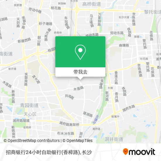 招商银行24小时自助银行(香樟路)地图