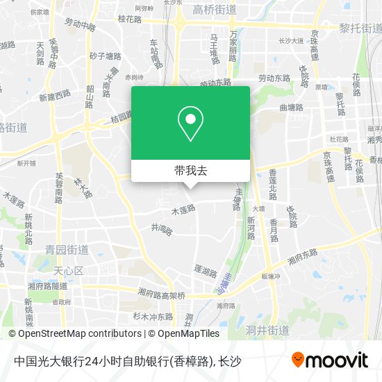 中国光大银行24小时自助银行(香樟路)地图