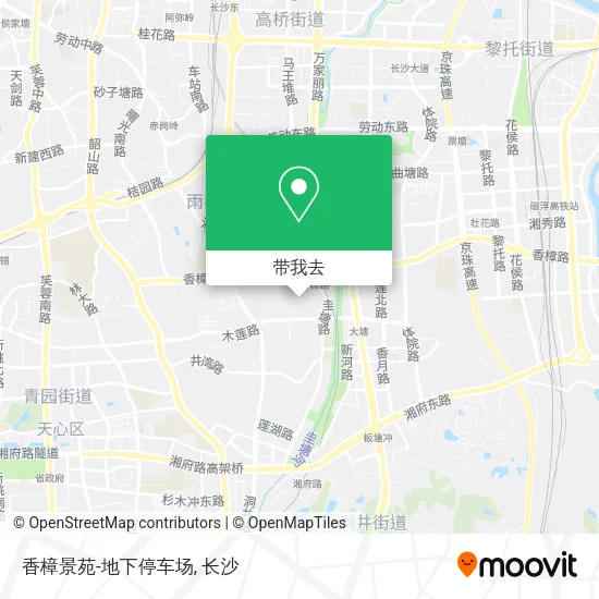 香樟景苑-地下停车场地图