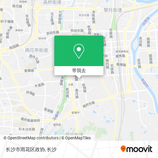 长沙市雨花区政协地图