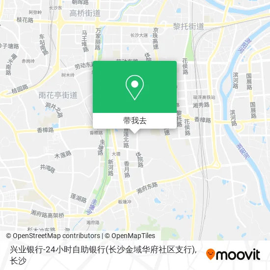 兴业银行-24小时自助银行(长沙金域华府社区支行)地图