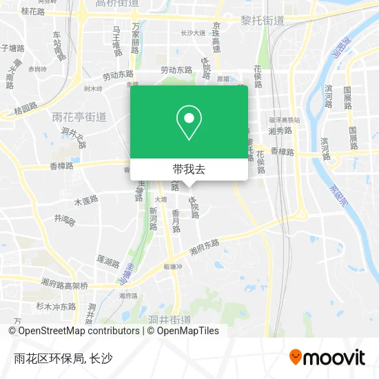 雨花区环保局地图
