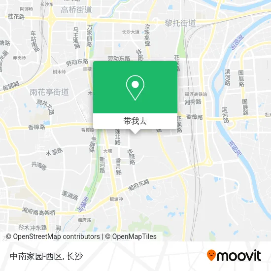 中南家园-西区地图